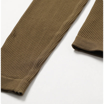 Seamless Yoga Jumpsuit Backless Workout Romper