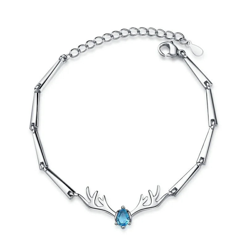 Moissanite Chain Link Bracelet 18K  Bracelet