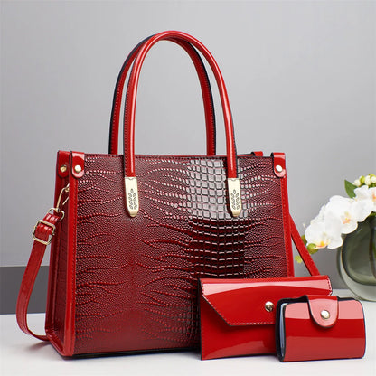 Korean Style Crossbody Luxury PU Leather Designer Tote Bag