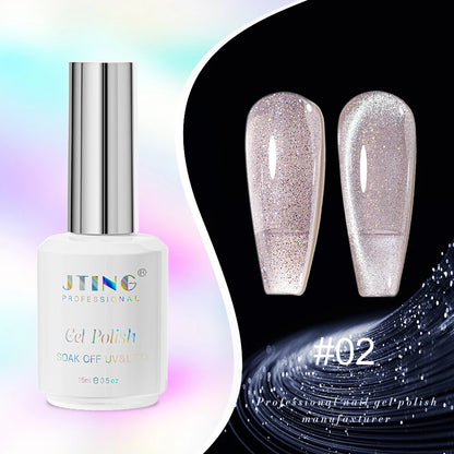 JTING Cat Eye Gel Nail Polish 24-Color Set with Magnet - Complete Collection Kit