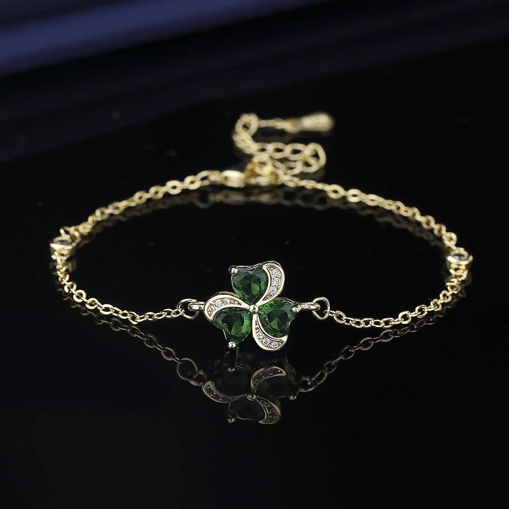 Moissanite Chain Link Bracelet 18K  Bracelet
