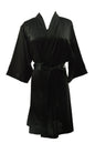 Women's Satin Kimono Robe - Short Silk Bridal Bridesmaid Wedding Robe
