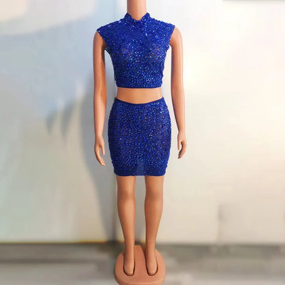 Rhinestone Party Wear