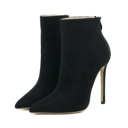 12cm Platform Ankle Boots