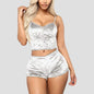 Velvet Pajama Set - Luxury Lounge Wear Lingerie