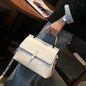 Women's Genuine Cowhide Leather Crossbody Handbag - Vintage Shell Shoulder Bag