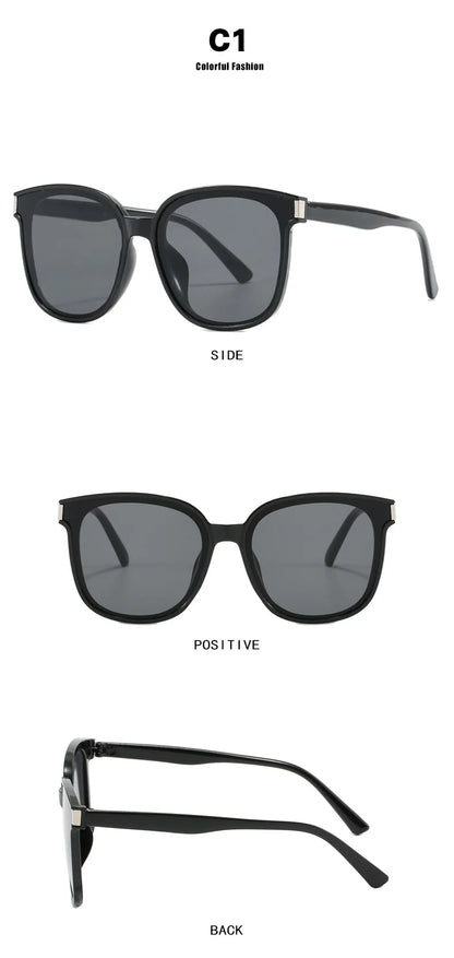 Vintage Square Sunglasses - Retro UV400 Protection