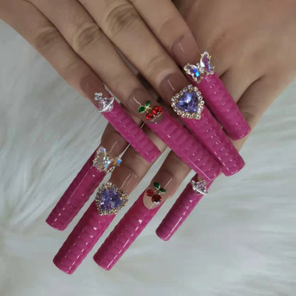 Custom Handmade Acrylic Press-On Nails