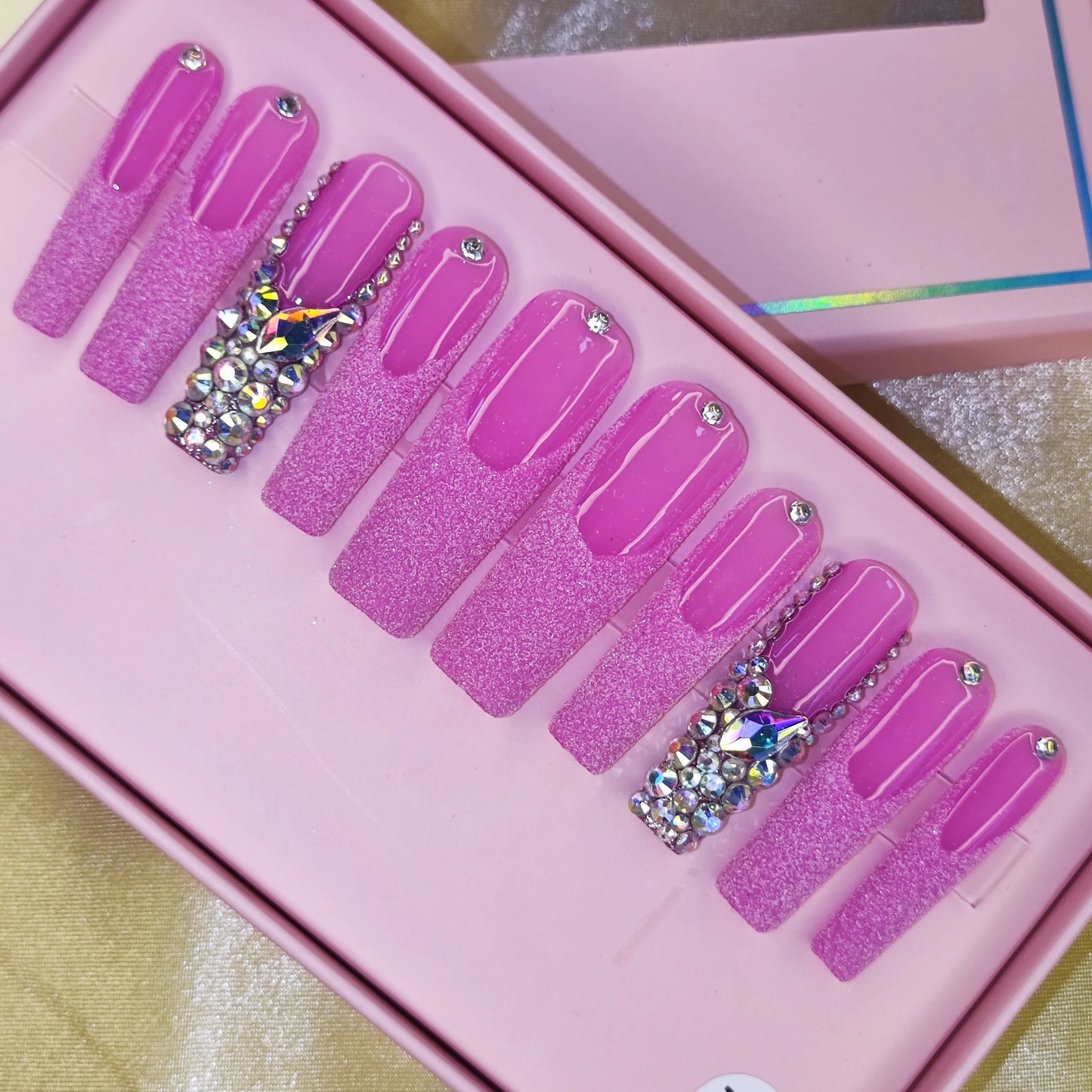 Press-On Nails - Handmade Artificial Fingernails Set