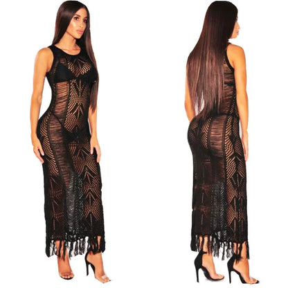 Crochet Beach Cover-Up Dress
