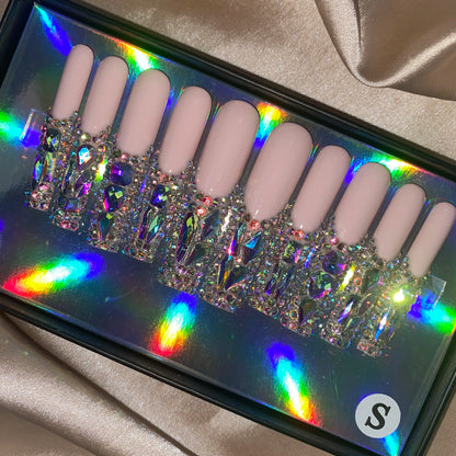 Luxury Handmade Press-On Nails with Designs