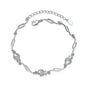 Moissanite Chain Link Bracelet 18K  Bracelet