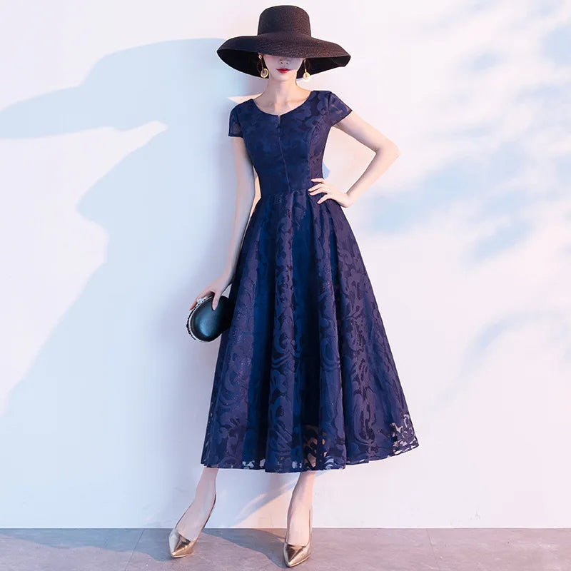 Convertible Long Evening Gown - Elegant Formal Dress