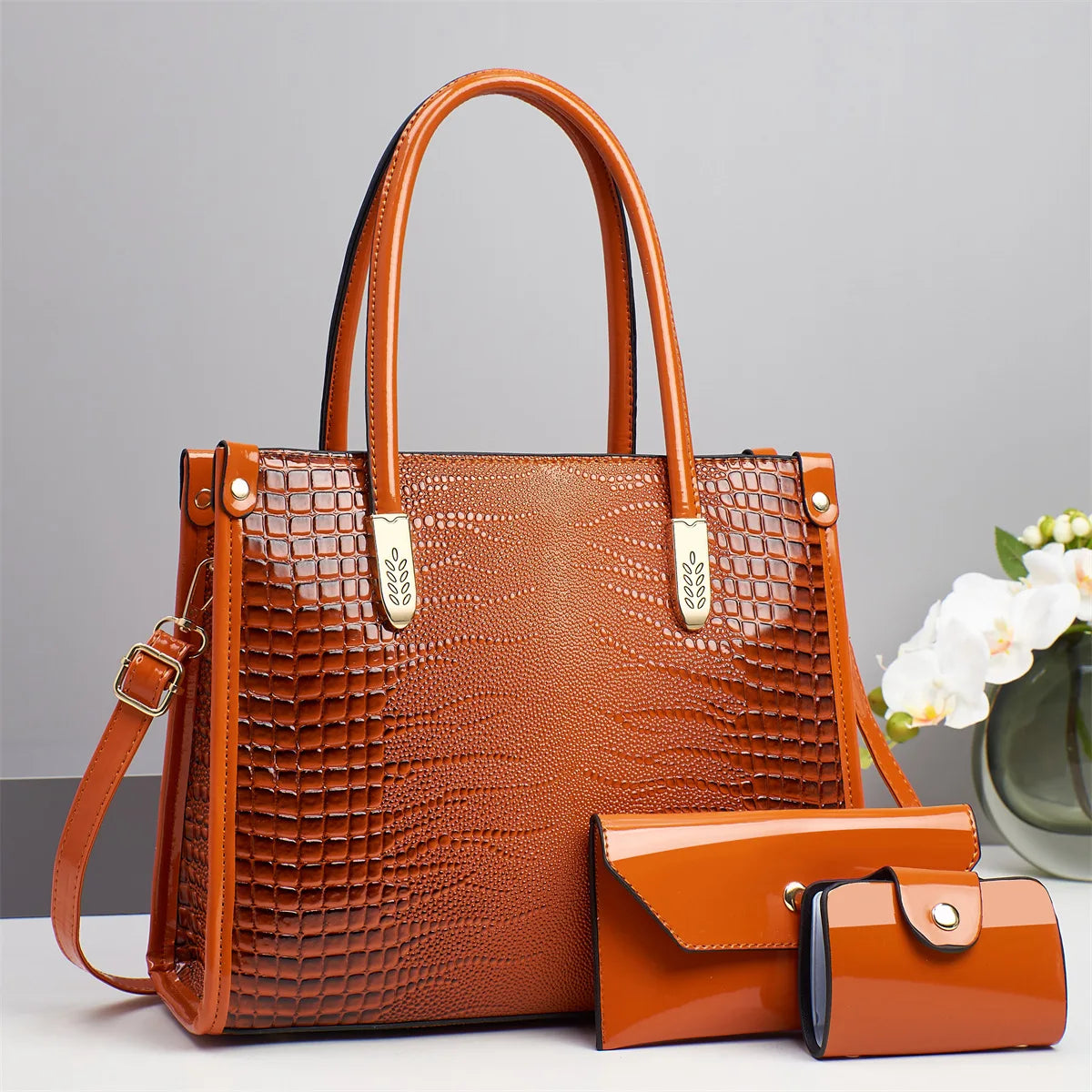 Korean Style Crossbody Luxury PU Leather Designer Tote Bag