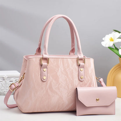 Designer Crossbody Tote Bag 2025 - Large Capacity Luxury PU Leather Shoulder Bag