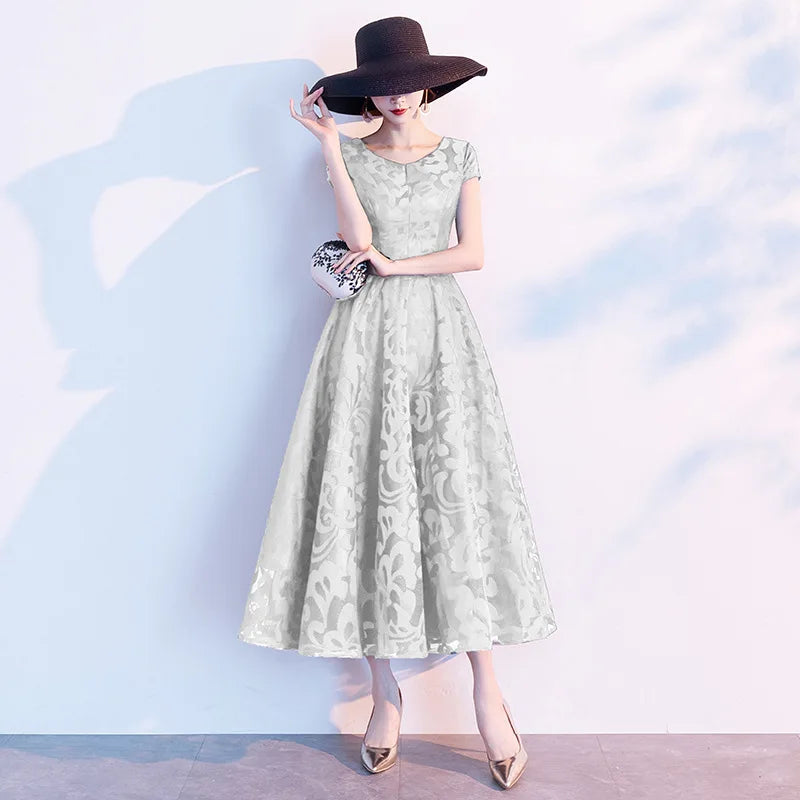 Convertible Long Evening Gown - Elegant Formal Dress