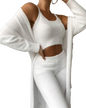Fuzzy Fleece Set with Robe - 3-Piece Cozy Lounge Wear