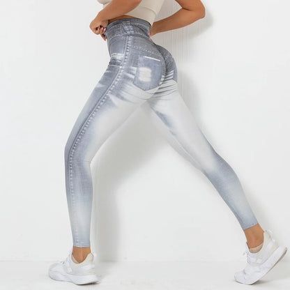 Jeans Print Legging