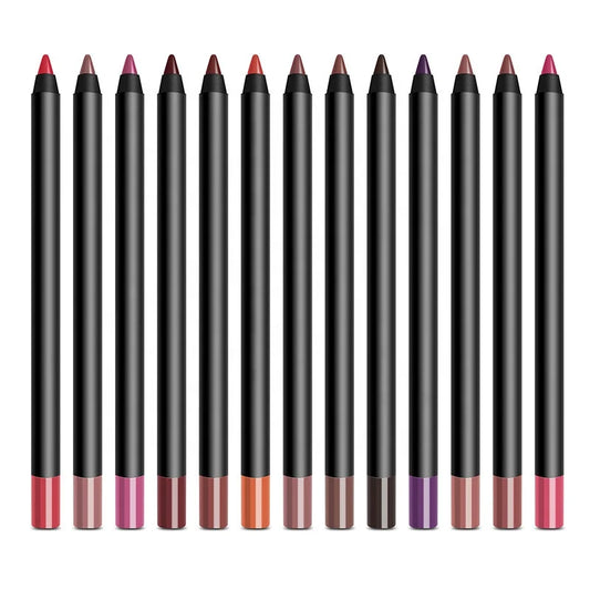 Matte Lip Liner Set - High Pigment Long-Lasting (13 Colors)